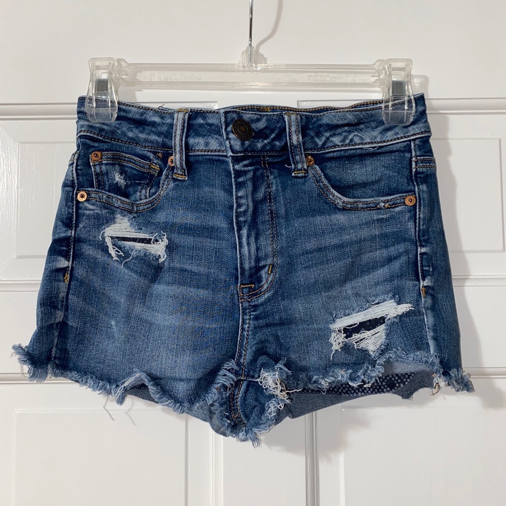 American Eagle cutoff denim shorts, size 4